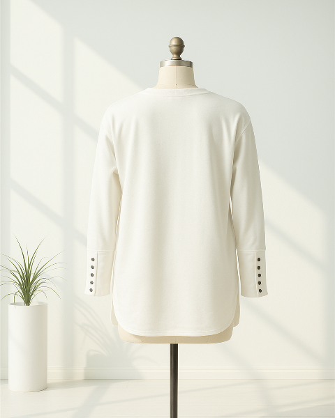 長袖カットソープルオーバー