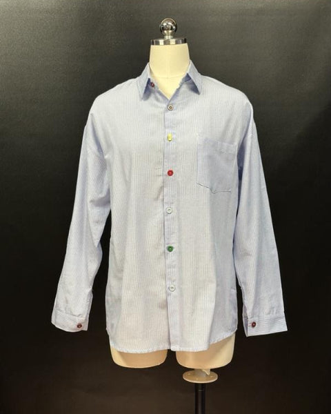 カラフルボタンシャツ