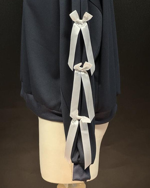 リボンスウェットトップス