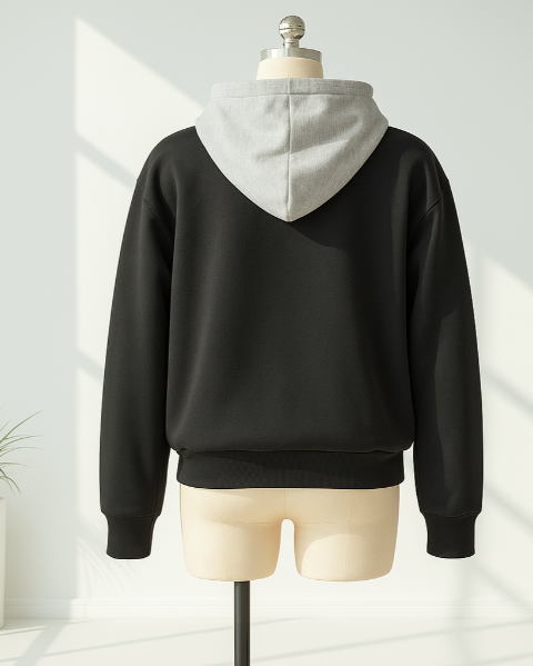 レイヤー風ショートパーカー