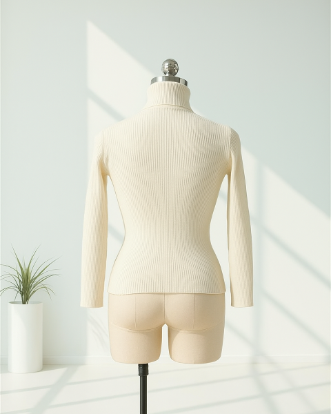 ハイネックニットトップス