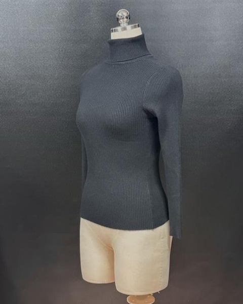 ハイネックニットトップス