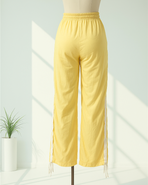 リラックスリボンワイドパンツ