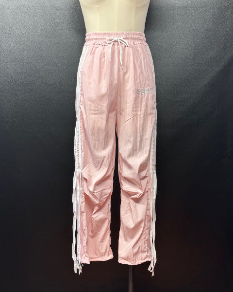 リラックスリボンワイドパンツ