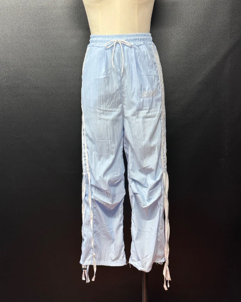 リラックスリボンワイドパンツ