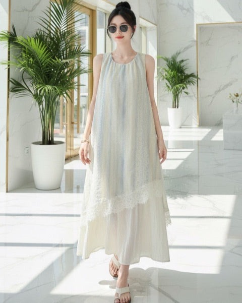 レースサマーワンピース