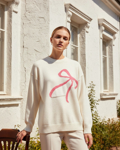 ビックリボンセーター