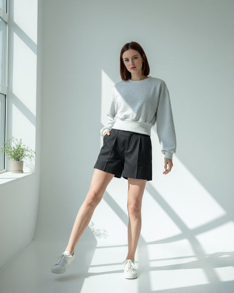 ウエストデザインスウェット