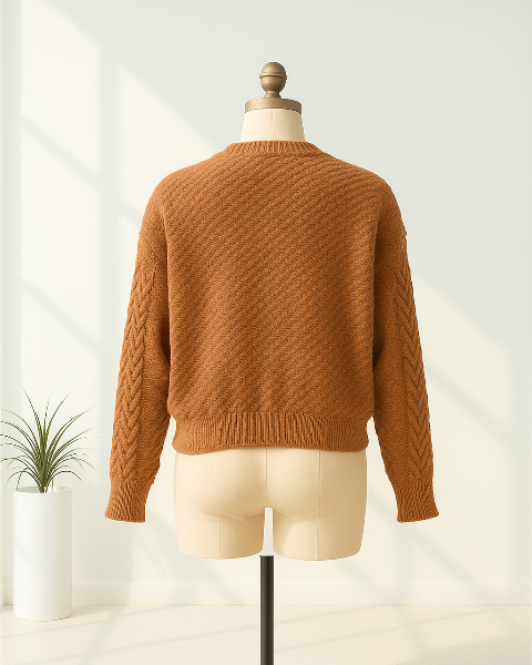 リボンニットカーディガン