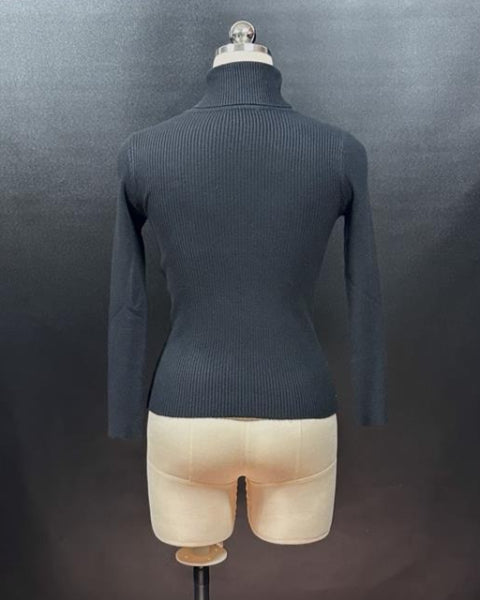 ハイネックニットトップス