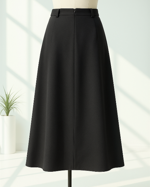 プリーツロングスカート